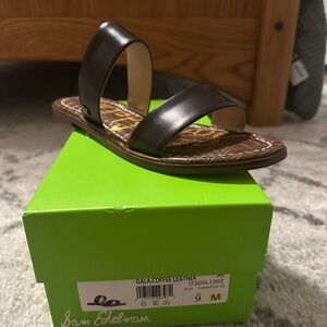 Sam Edelman Coffee Leather Sandals